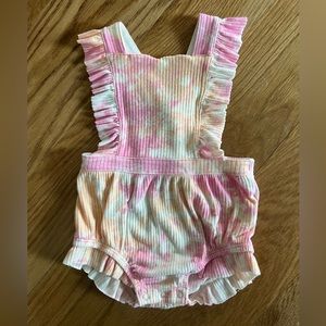Cat & Jack tie dye baby girl romper size 6-9 months